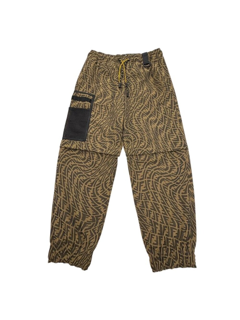 Fendi FF Vertigo Detachable 2-Way Siege Pants Brown 52